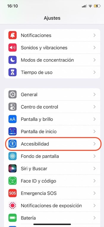 accesibilidad iphone