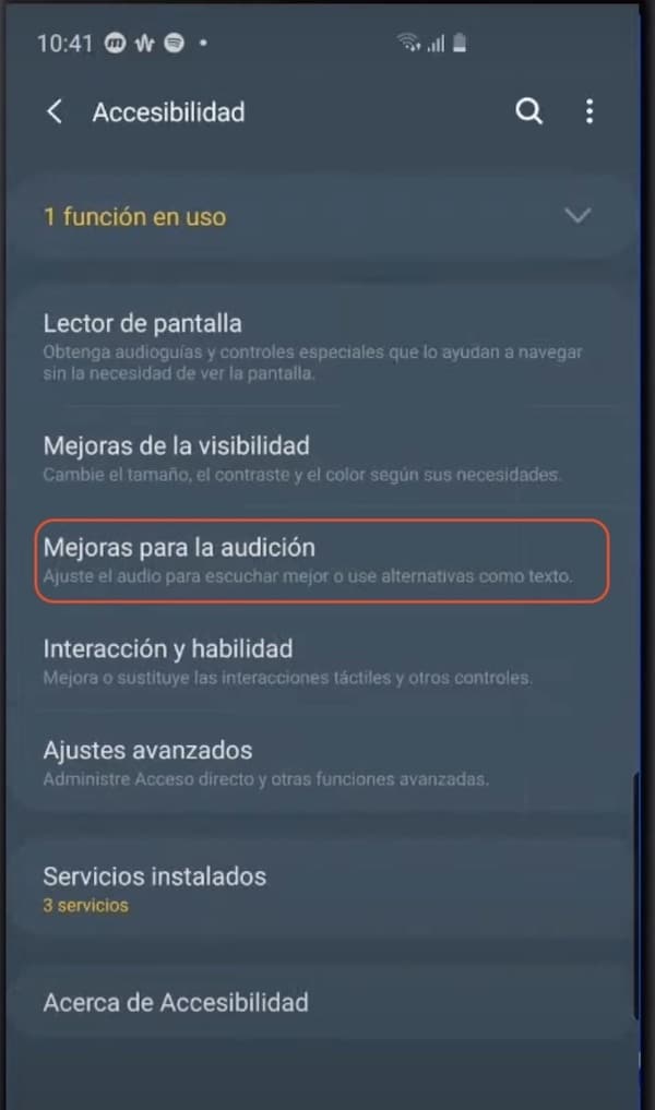 mejoras para la audición