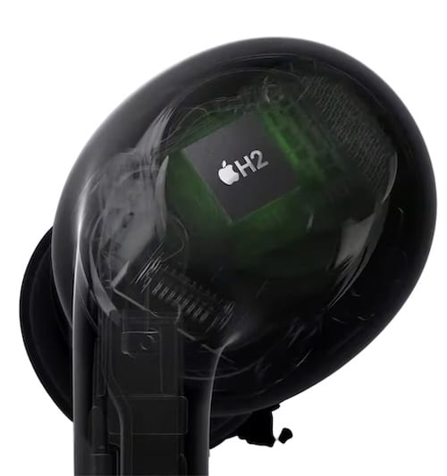 procesador h2 de los airpods pro 2